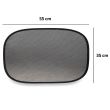 Jaluzele laterale 55X35cm, autoadezive, 2 bucati, Premium Car Sunshades, 512.35 Heyner 