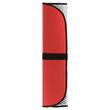 Parasolar 145x70 aluminiu, pliabil, Bubble cu 2 fete, argintiu-rosu mat, MATTRED SwissDrive