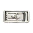 Inchidere laterala incastrata, inox, 270x130x23.5mm, incuietoare usa camion, duba frigo, bkUH03