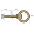Inel ancorare podea, tip Pin, filet M14, inel fi63 exterior, h=100mm, Solus UPZK1