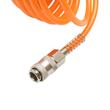 Furtun aer comprimat spiralat 5m,PU , Ø 5-8mm, cupla rapida 1/4,  BK76308