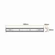 Bara metal cu capete de plastic 1.9m (220x105x1900) Etka ttk7515