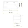 Lada scule 550x250x280 cu broasca dubla Blackit2 Daken