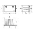 Lada scule 826x500x470 JUST800 dAKEN