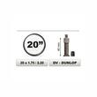 Camera bicicleta 20x1,75/2,20, valva DV Dunlop, 35mm, 68375 Carco