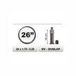 Camera bicicleta 26 x 1,75 / 2,25 valva DV Dunlop 48mm 68379 Carco