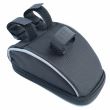 Borseta bicicleta cu husa telefon, prindere pe  ghidon, neagra, 68478 CarCo