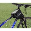 Borseta bicicleta cu husa telefon detasabila, dubla, montare pe ruda, 1.5l, neagra, 12029 Compass