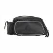 Borseta bicicleta, umar, montare pe portbagaj, 10l, 2 in 1, cu 3 buzunare si locas bidon apa, neagra, 12031 Compass