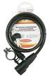 Antifurt bicicleta cablu otel fi 8mm, 100cm, cu cheie, 68400 CarCo