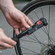 Pompa bicicleta cu manometru, 25x5cm, aluminiu, 8bar, cu suport de prindere, Hand Pump Pro, 216.42 Heyner