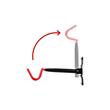 Suport de perete pliabil pentru bicicleta, capacitate 30kg, BAG102