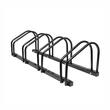 Suport parcare pentru 4 biciclete, metal, negru, parcare exterioara sau garaj, BK77044