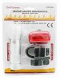 Set far cu lampa spate bicicleta, 9 LED-uri fata, 3 LED-uri spate, Carco 68424