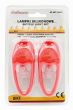 Set 2 lumini bicicleta fata- spate, silicon rosu, 68431 CarCo