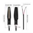 Set 2 lampi semnalizare dinamica moto, atv, scuter, 12V, LED, ZC-12Y MotorLight