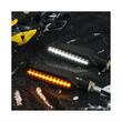 Set 2 lampi semnalizare moto, atv, scuter, 12V, LED, 2 functii, pozitie alba si semnalizare dinamica, FS-1211