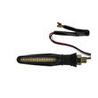 Set 2 lampi semnalizare moto, atv, scuter, 12V, LED, 2 functii, pozitie alba si semnalizare dinamica, FS-1211