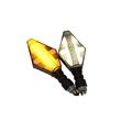 Set 2 lampi semnalizare moto, atv, scuter, 12V, LED, 2 functii, pozitie alba si semnalizare dinamica, FS-1213