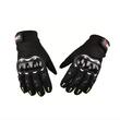 Set 2 manusi moto negre, deget touchscreen, 11371