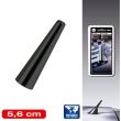 Tija antena 56mm, 2adaptori (5+6mm) BLACK Bullet, AluAerial RaceSport 400812B Sumex