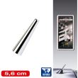 Tija antena 56mm, 2 adaptori, 5 si 6mm, Crom Bullet, AluAerial 4008012 RaceSport 