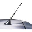 Tija antena 17cm, 2 adaptori, 5+6mm, Black Slim Alu Aerial 400813B RaceSport
