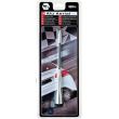 Tija antena 17cm, 2 adaptori (5+6mm) Crom Slim Alu Aerial RaceSport 4008013 Sumex