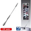 Tija antena 17cm, 2 adaptori (5+6mm) Crom Slim Alu Aerial RaceSport 4008013 Sumex