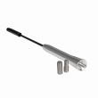 Tija antena 27cm, 3 adaptori 5, 6, 7mm argintie 537.15 Alca