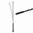 Tija antena 40cm, 3 adaptori, neagra Replacement Mast M 540.44 Heyner