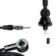 Antena flexibila 40cm cu cablu 1.3m 540.03 Heyner