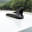 Ornament antena tip rechin, negru, cu adeziv, C1 BLK