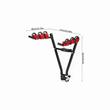 Suport bicicleta pe carlig, capacit. 60 kg, 3x \art BAG100