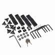 Suport pentru skiuri si snowboard, 4 perechi ski si 2 placi snowboard, scurt, 570mm, SSR-01S Amio 02590