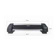Suport pentru skiuri si snowboard, 4 perechi ski si 2 placi snowboard, scurt, 570mm, SSR-01S Amio 02590