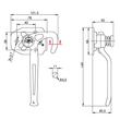 Inchizator oblon stanga ZB-16-03 SPP