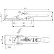 Inchizator oblon L210mm, ZB-01 SPP