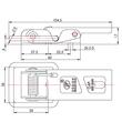 Inchizator oblon L 104mm, ZB-06 SPP