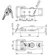 Inchizator oblon cu cheie ZB-13 