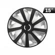 Capac roata 15inch, Craft RC, negru silver cu inel, KV4950 Versaco