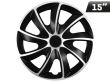Set 4  capace roti 15inch, Quad Bicolor Silver KC63147 Carmotion