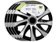 Set 4 capace roti 16inch, Drift Extra Silver cu inel KC63178 Carmotion