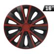 Capac roata 16inch, Rapide, rosu-negru, KV0846 Versaco