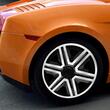 Set 4 capace roti 16 inch, argintiu cu negru, KC63133 Carmotion 