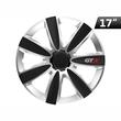 Capac roata 17inch, GTX, negru carbon cu silver, KV7831 Versaco