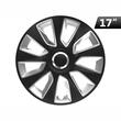 Capac roata 17inch, Stratos Rc, negru silver cu inel, KV1522 Versaco