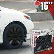 Set 4 capace roti 16inch, Vermont, negre VNJ9316 SwissDrive
