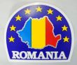 Autocolant Romania harta cu stelute EU