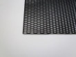 Ornament grila spoiler plastic, fagure, plasa 120 x 40cm negru gaura mare